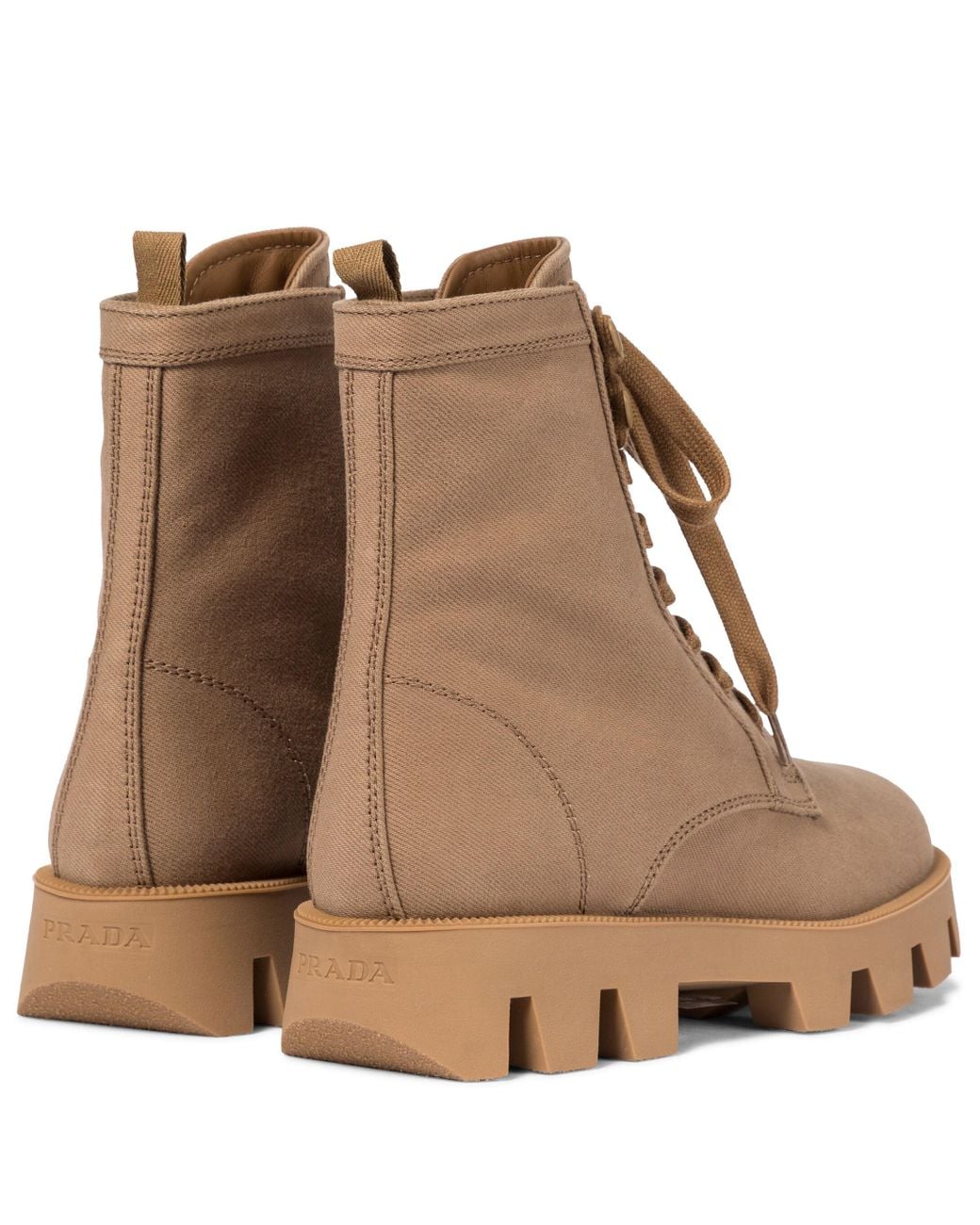 prada canvas boots
