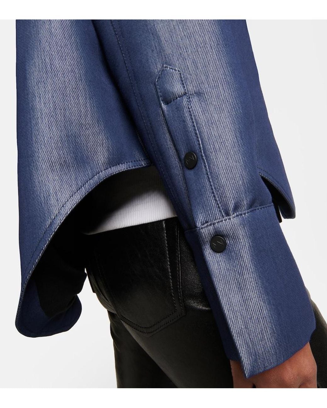 The Mannei Blue Toledo Cotton-blend Shirt