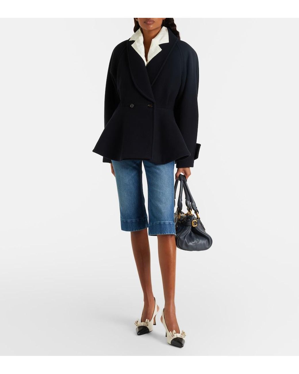 Chloé Blue Capri Jeans