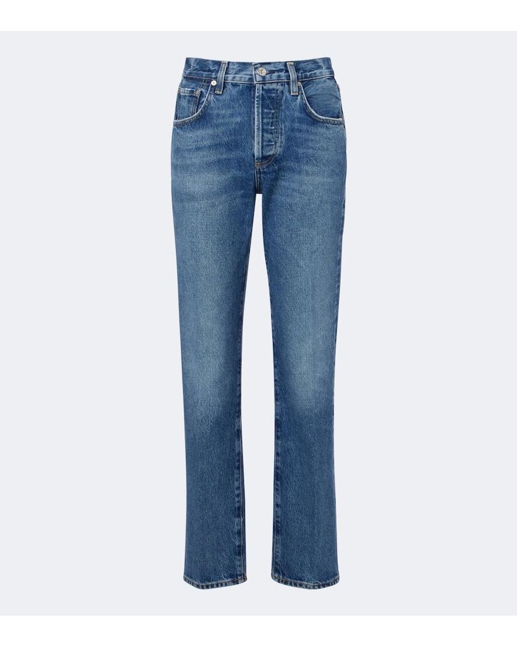 Citizens of Humanity Blue '90S French Straight Jeans