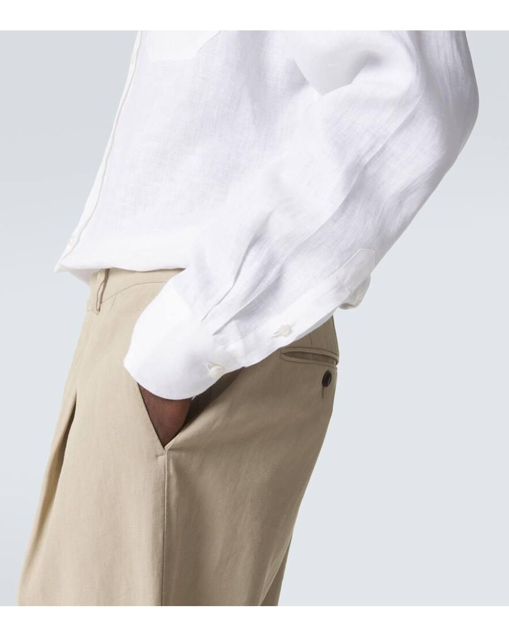 Camicia di Rubinacci in White da Uomo