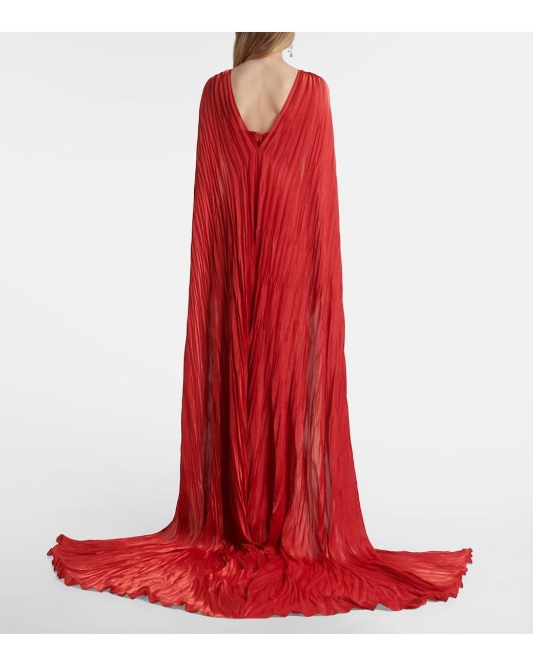 Marmar Halim Red Bustier-Robe
