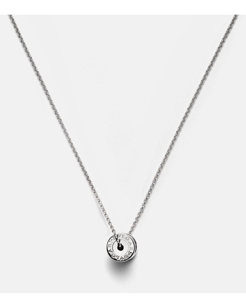 BVLGARI Blue B.Zero1 18Kt Pendant Necklace With Diamonds
