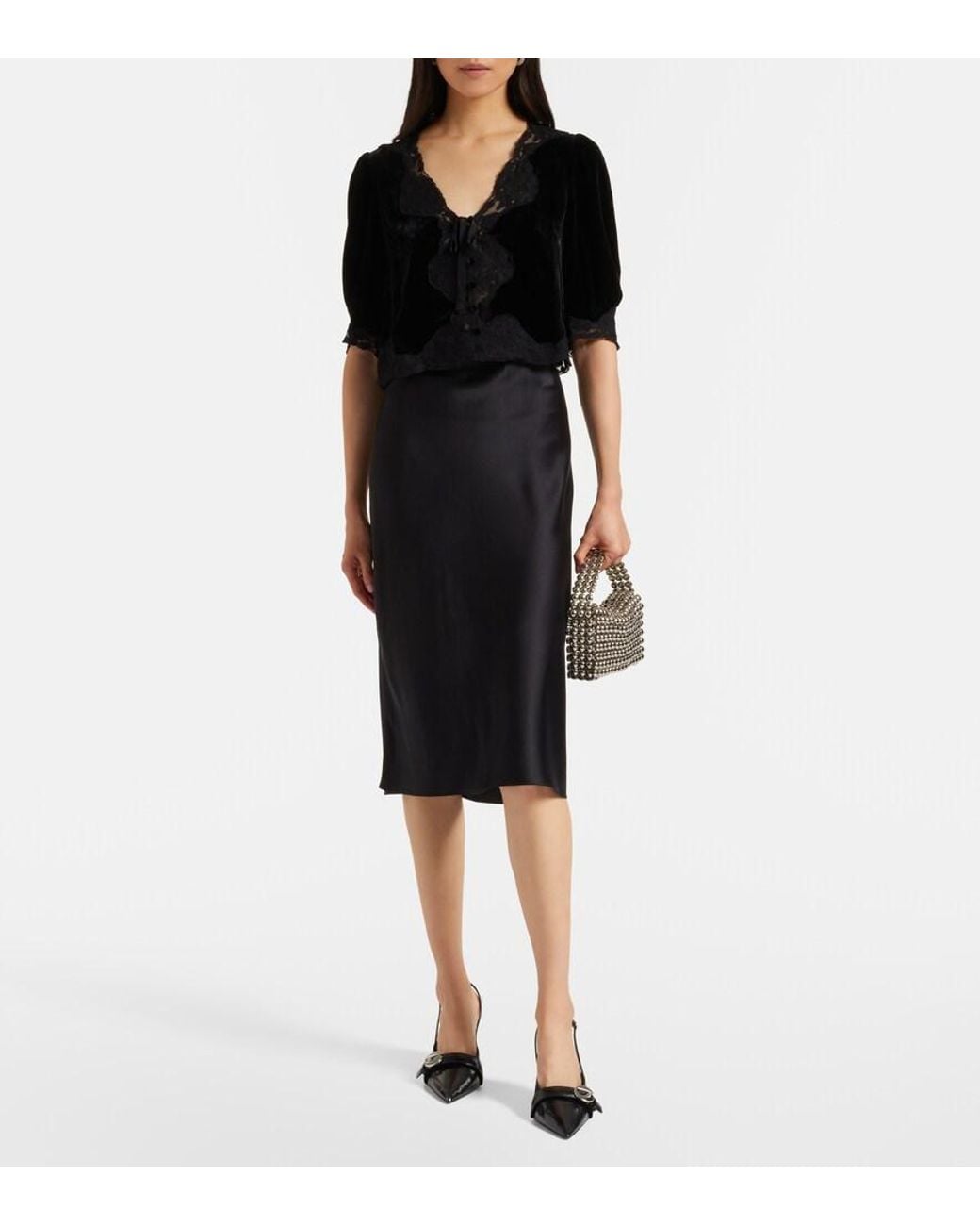 Top Ursula di Rixo in Black