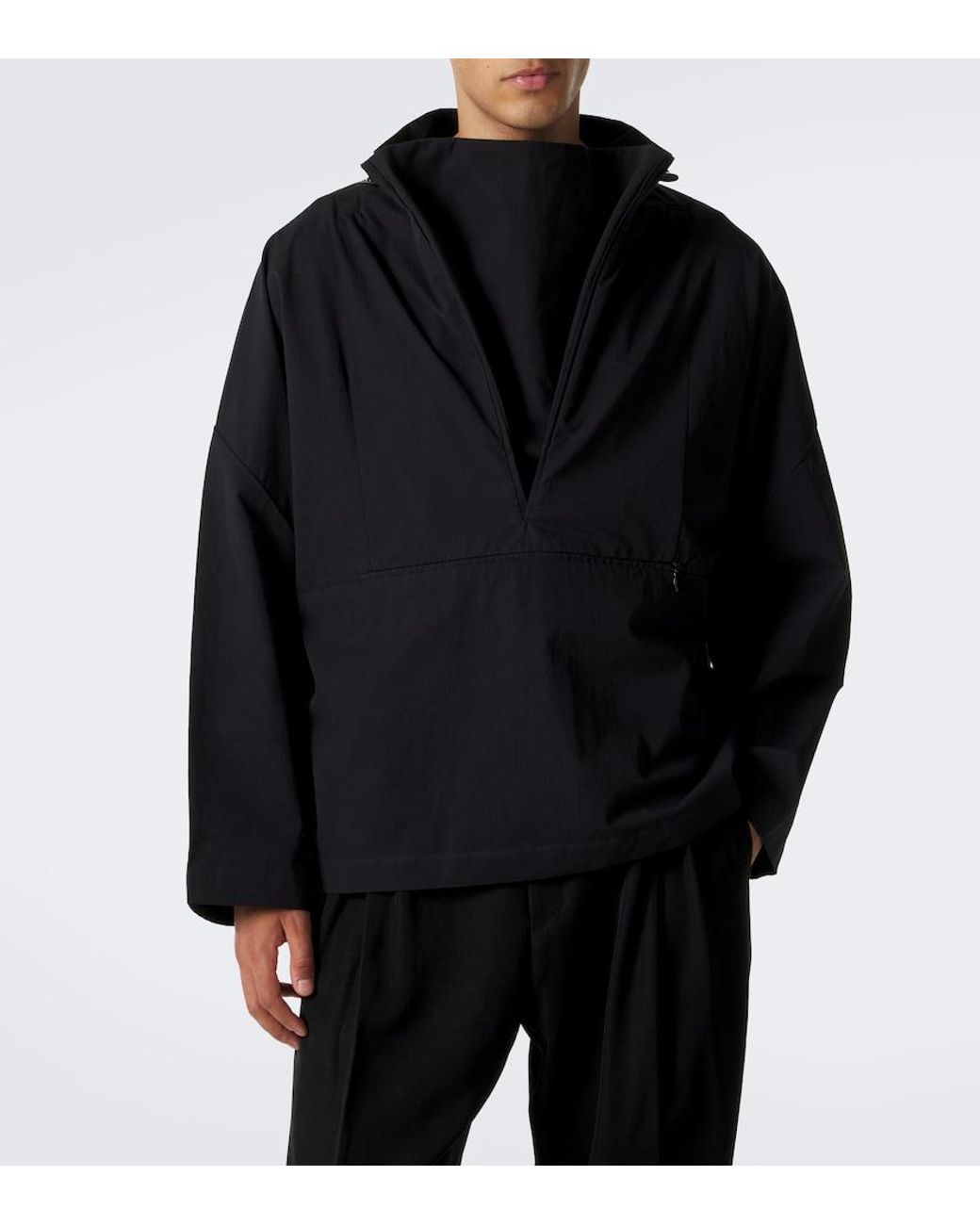 Kiko Kostadinov Black Graatsma Cotton Twill Jacket for men