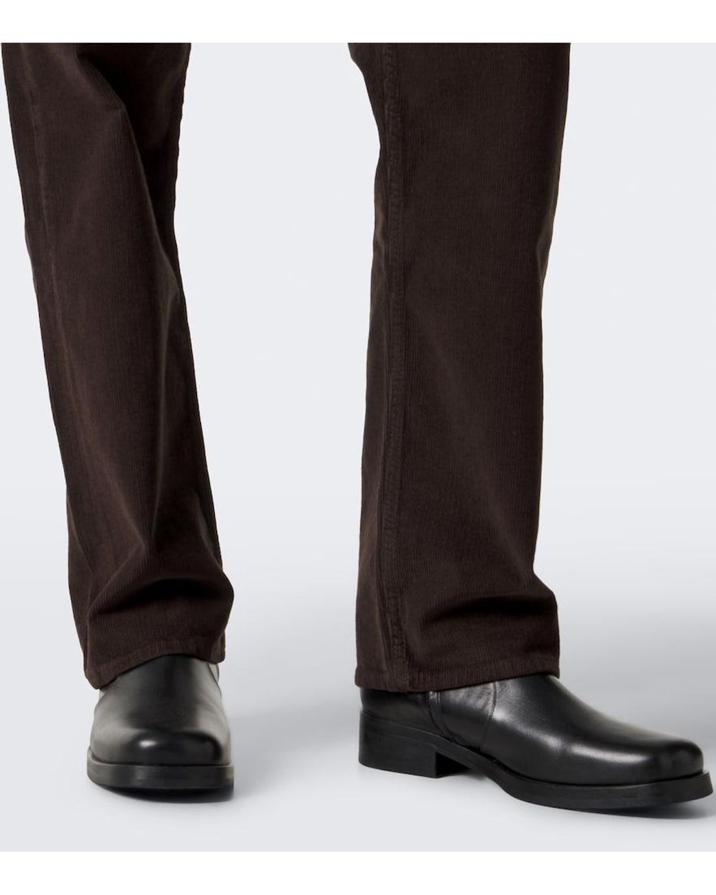 Studio Nicholson Gray '90S Cotton Corduroy Straight Pants for men