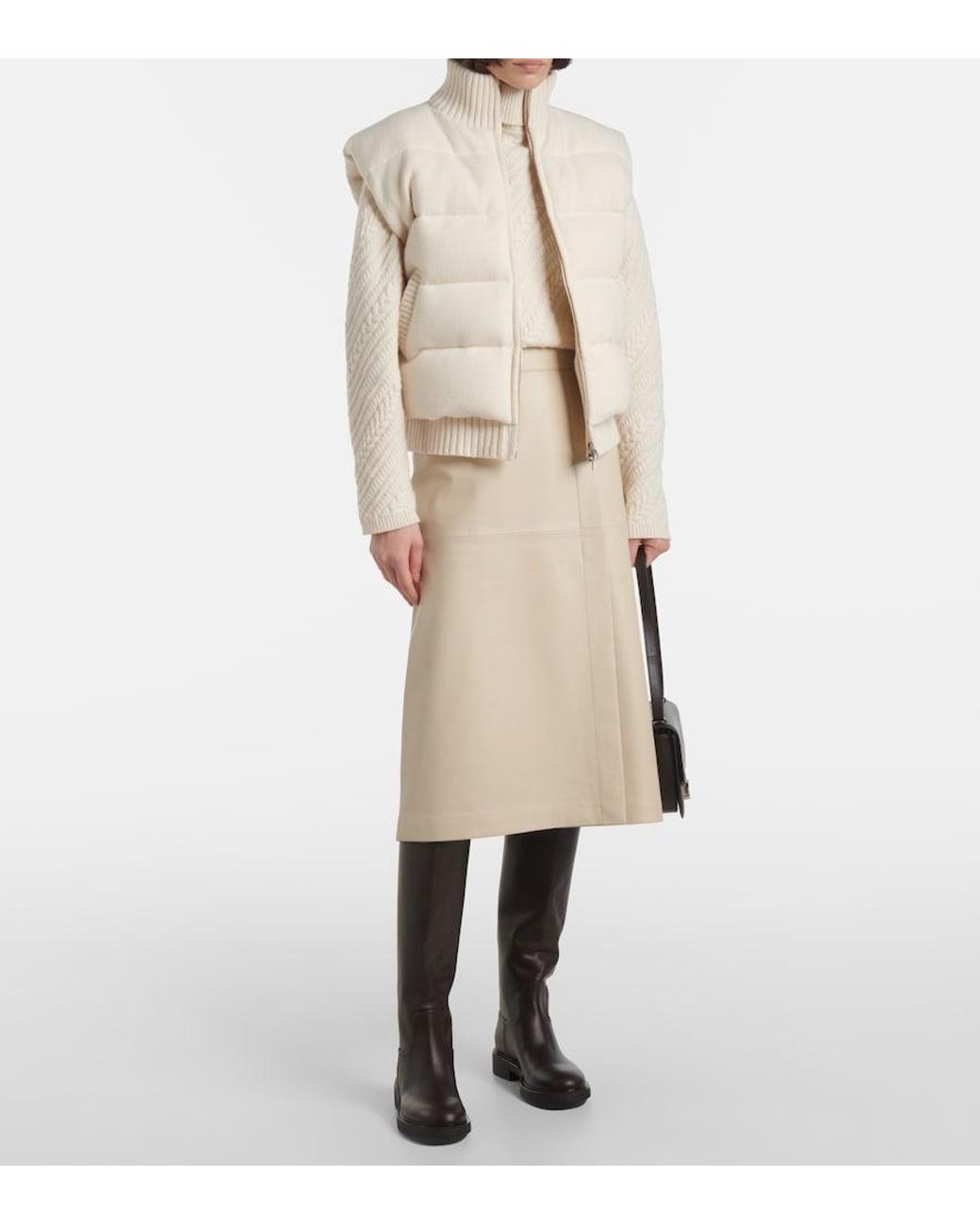 Joseph Natural Puffer Vest