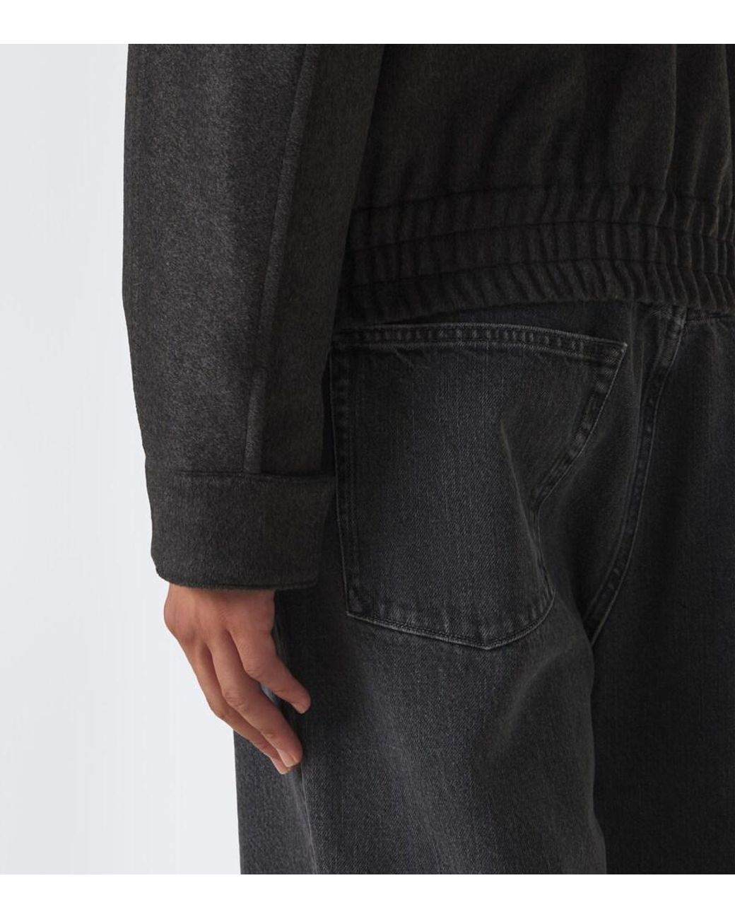 Lardini Gray Virgin Wool Jacket for men