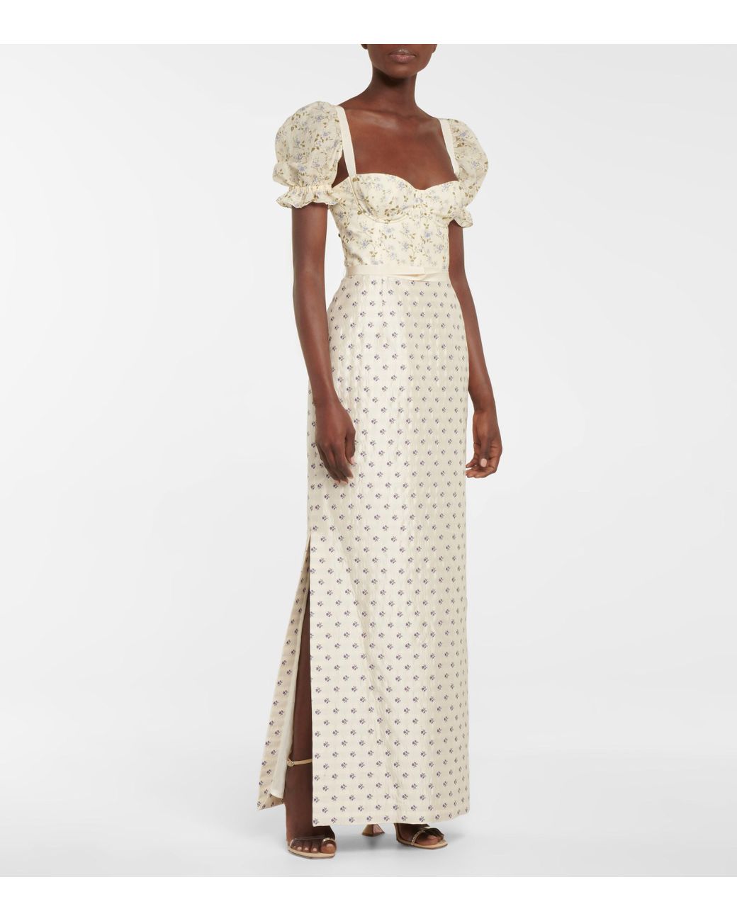 Brock collection floral dress cheap