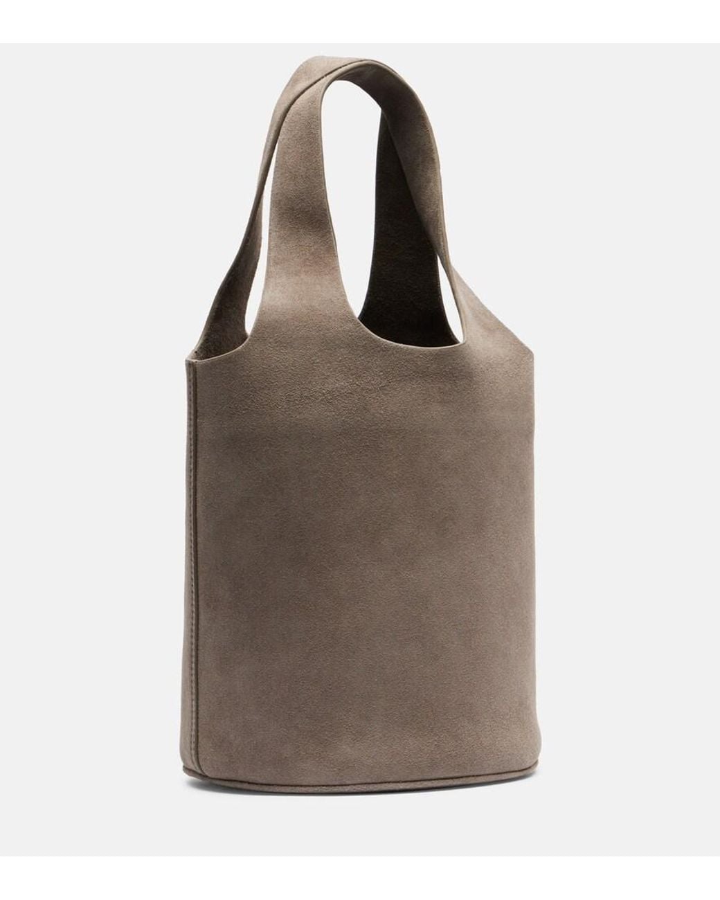 A.Emery Brown Wren Medium Suede Bucket Bag