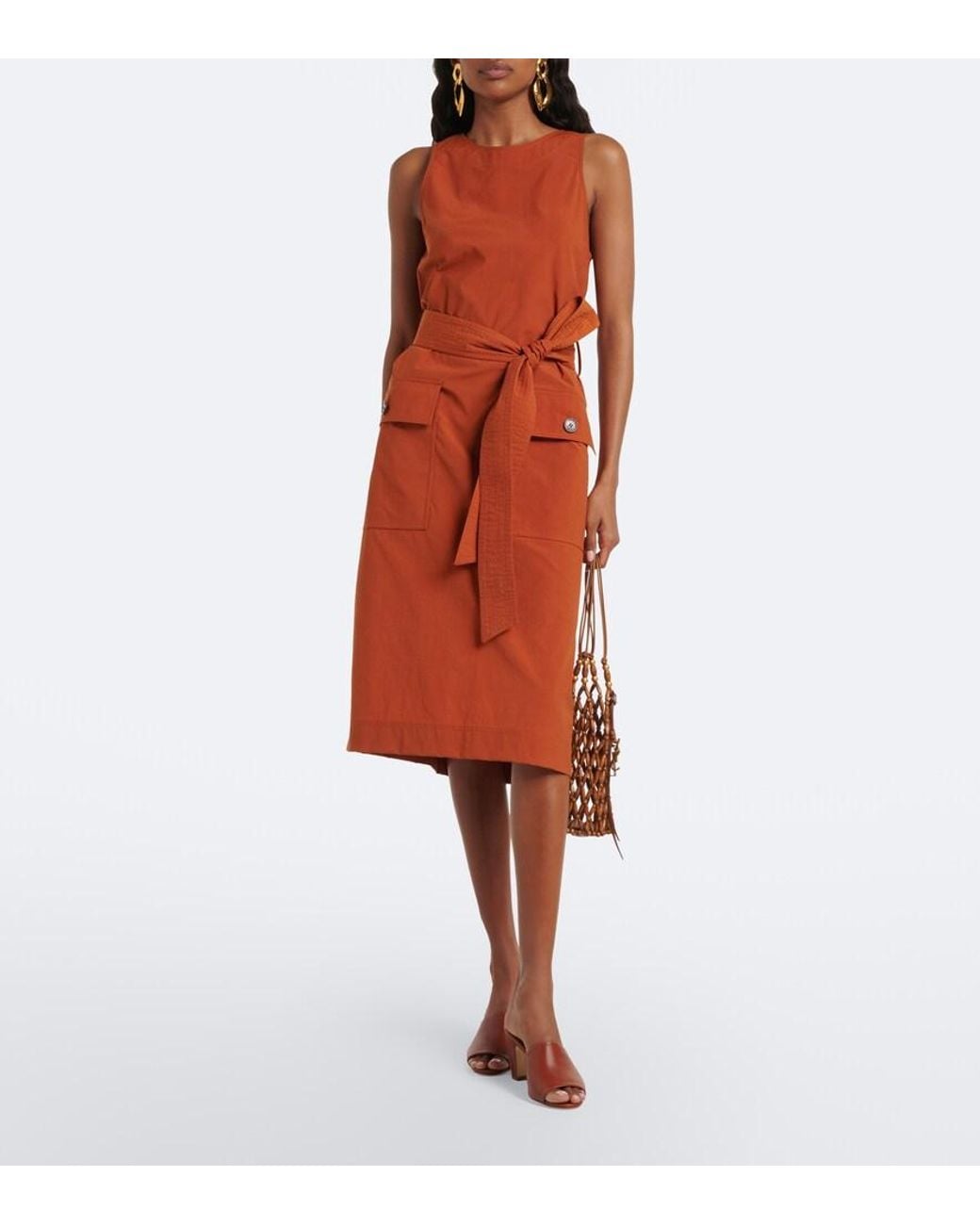 Manolo Blahnik Brown Rapalla Leather Mules