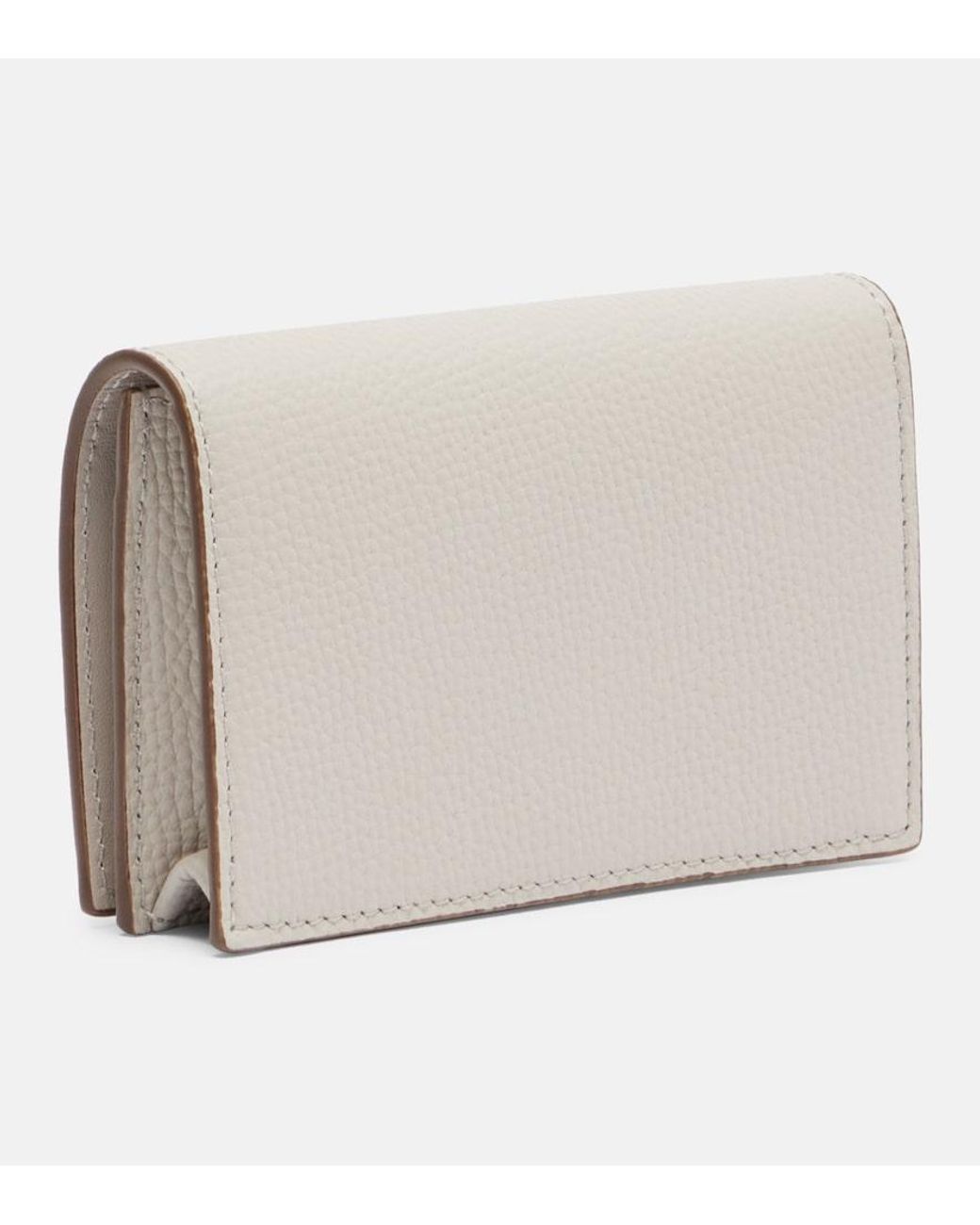 Loewe Natural Anagram Leather Card Case