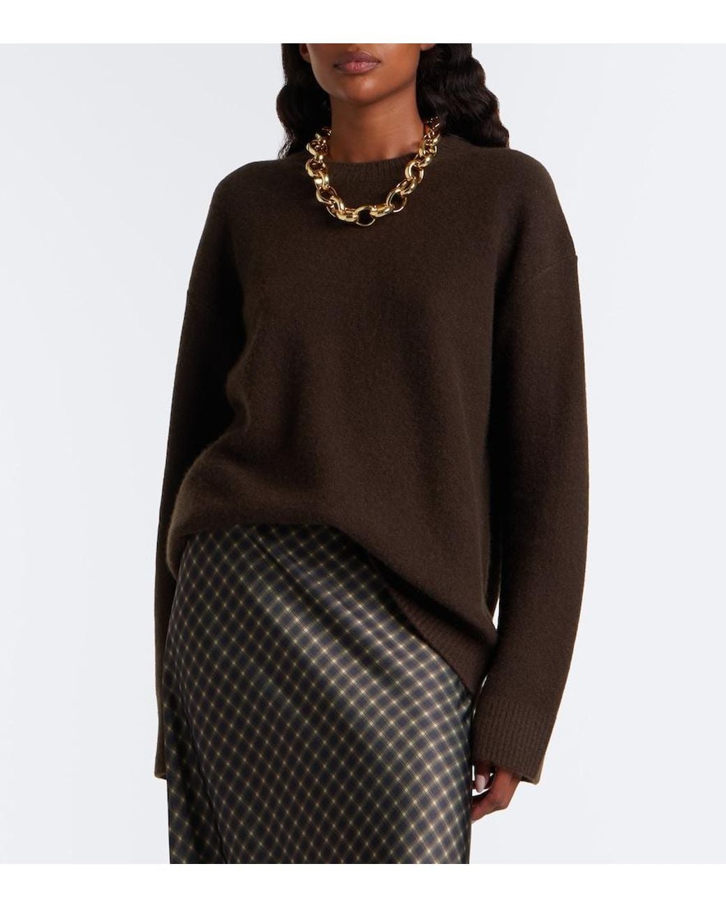 Vince Brown Plush Cashmere Sweater