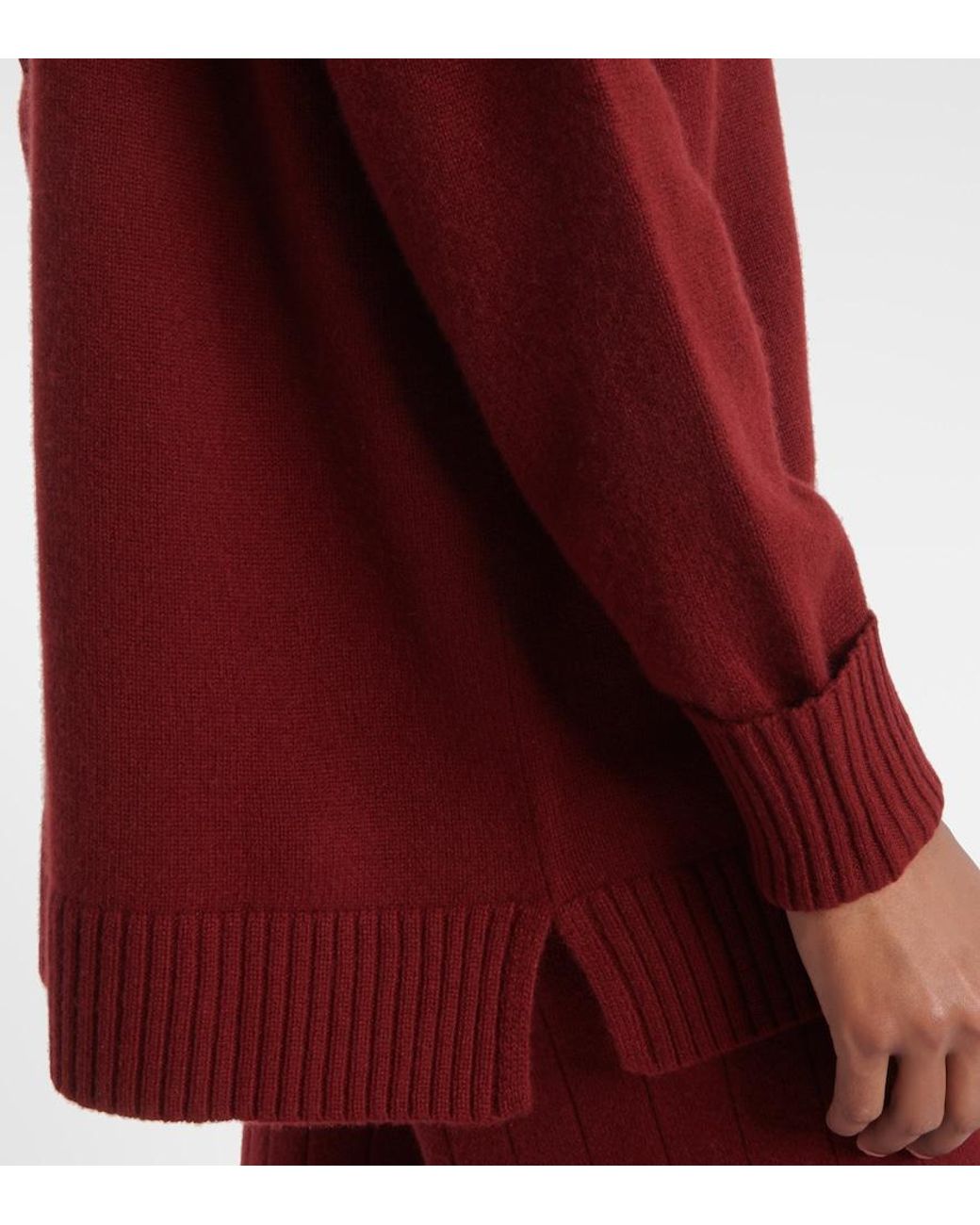 Max Mara Red Bull Oversized Cashmere Cardigan