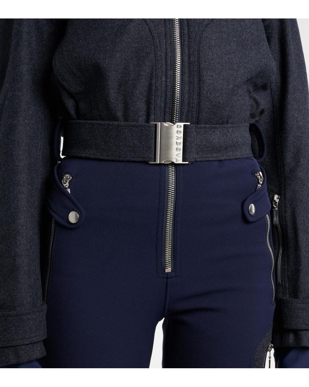 CORDOVA Blue Eiger Wool-Blend Ski Suit