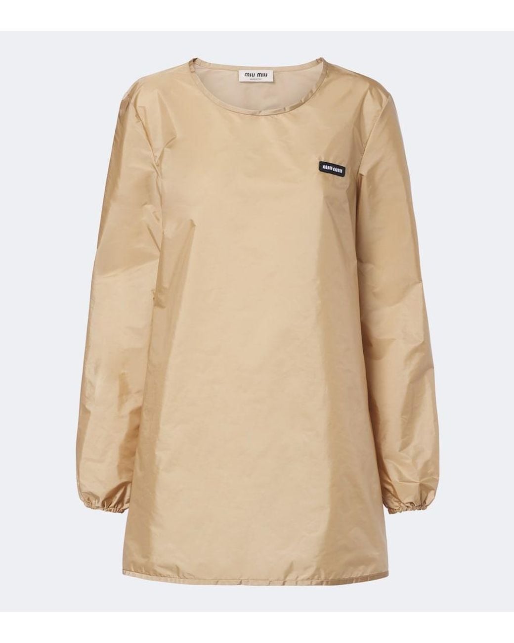 Miu Miu Natural Technical Minidress