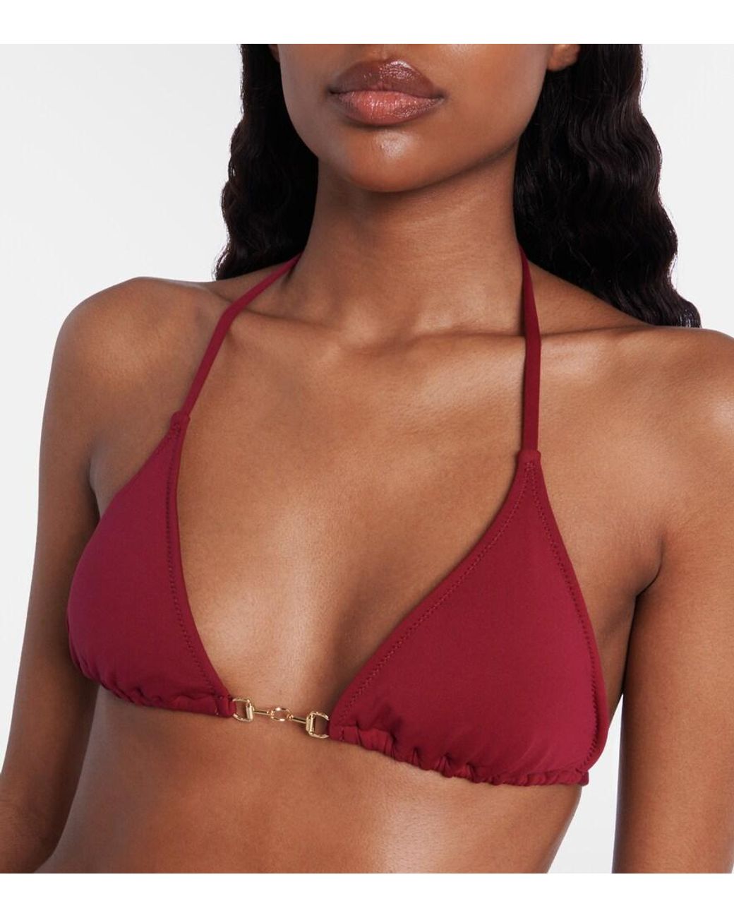 Melissa Odabash Red Bikini-Oberteil Menorca