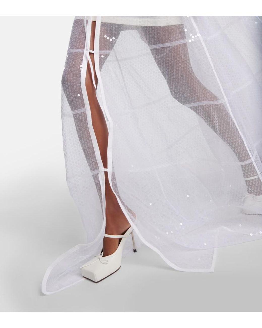 Jacquemus White Maxi Dresses