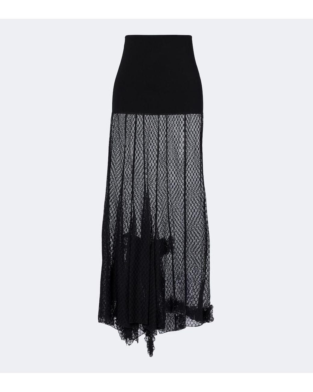 Isabel Marant Black Ioana Lace Maxi Skirt