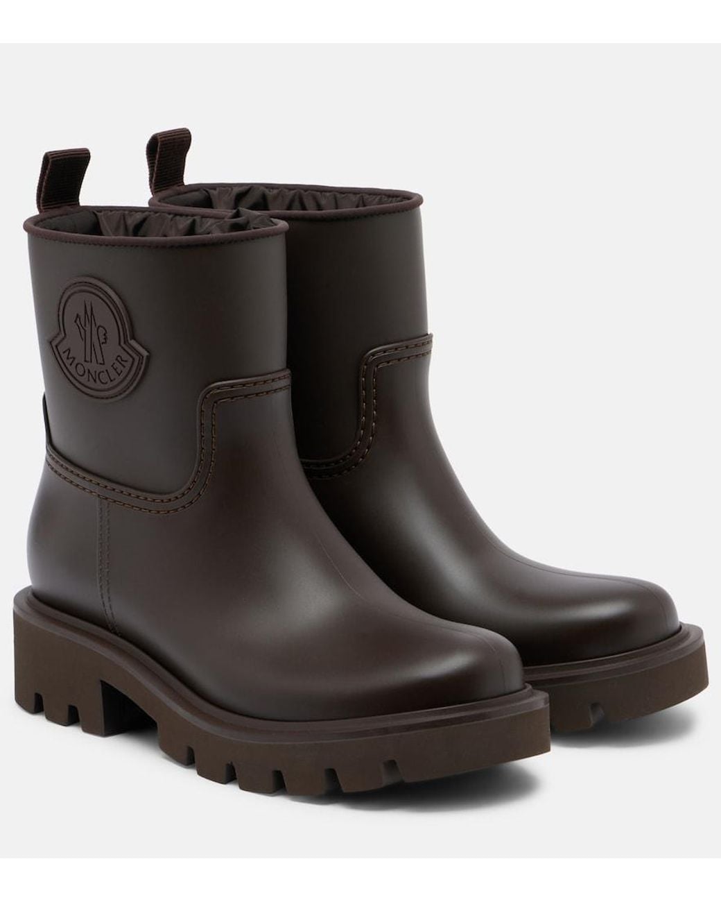 Moncler Black Kickstream Rain Boots