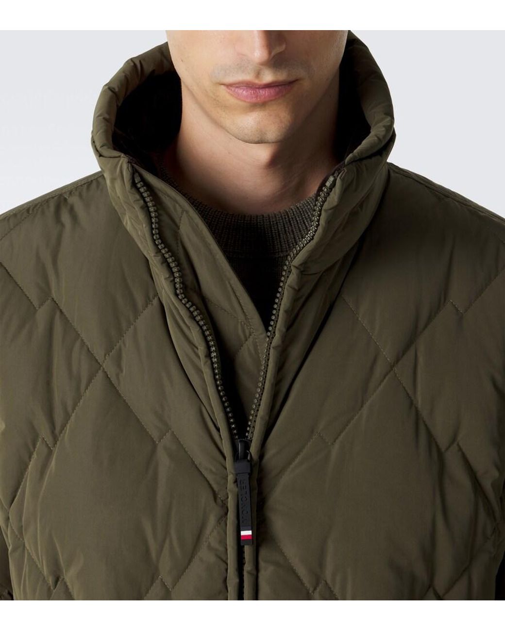 Moncler Green Bramans Down Jacket for men