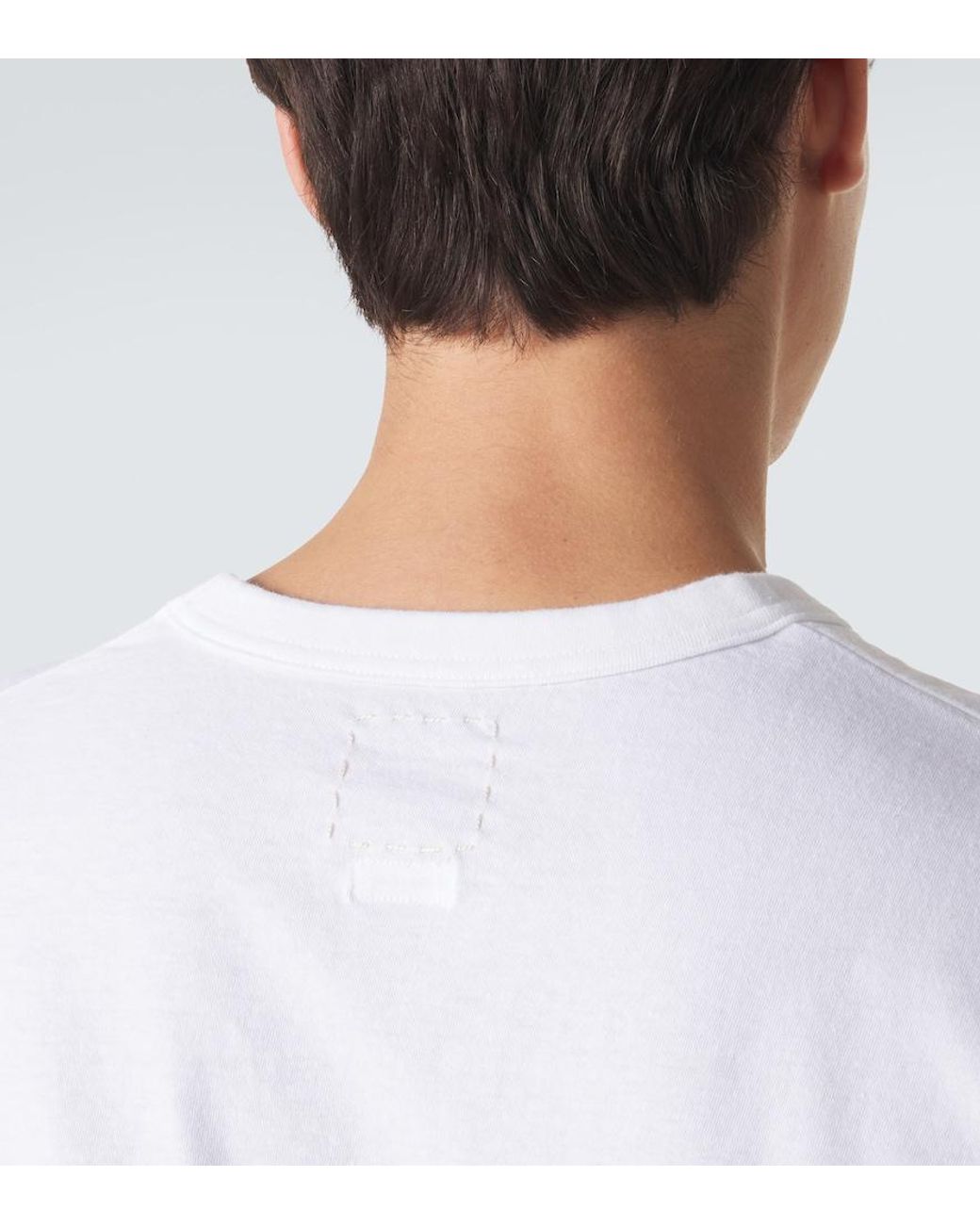 Visvim White Jumbo Printed Cotton Jersey T-Shirt for men