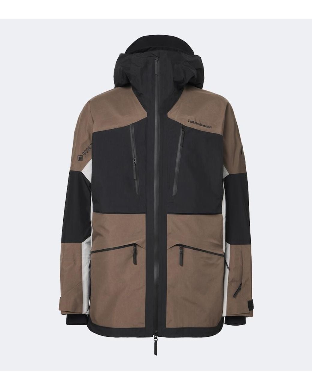 Peak Performance Brown Vertical Gore-Tex Ski Jacket for men