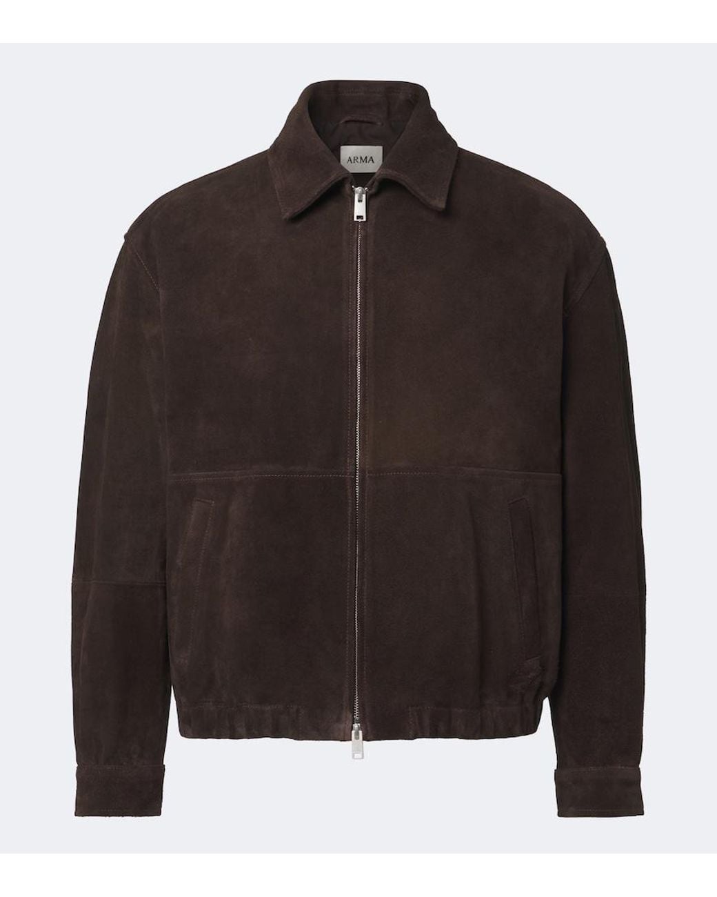 Arma Black Maddox Suede Blouson Jacket for men