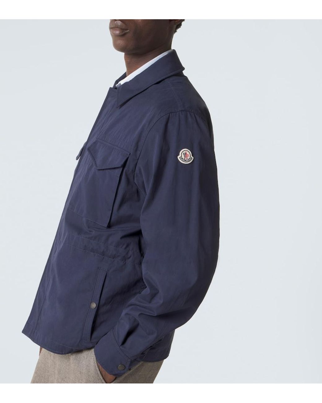Moncler Blue Roquille Convertible Jacket for men
