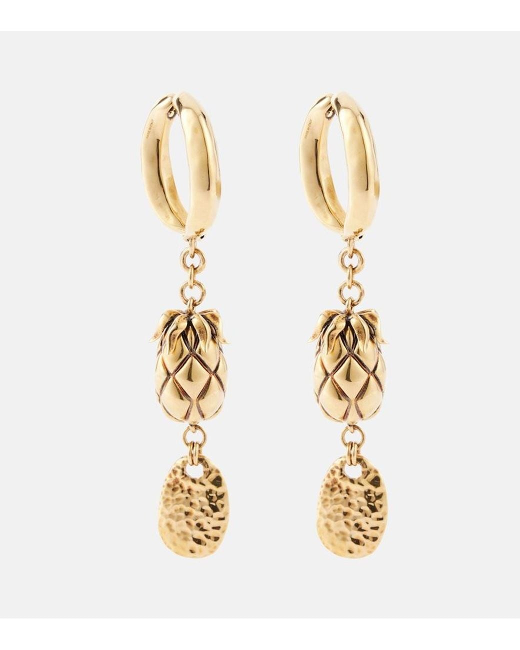 Pendientes Fruits Chloé de color Metallic