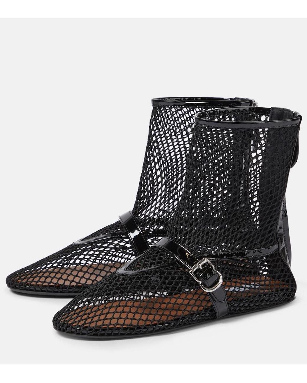 Bottines Alaïa en coloris Black