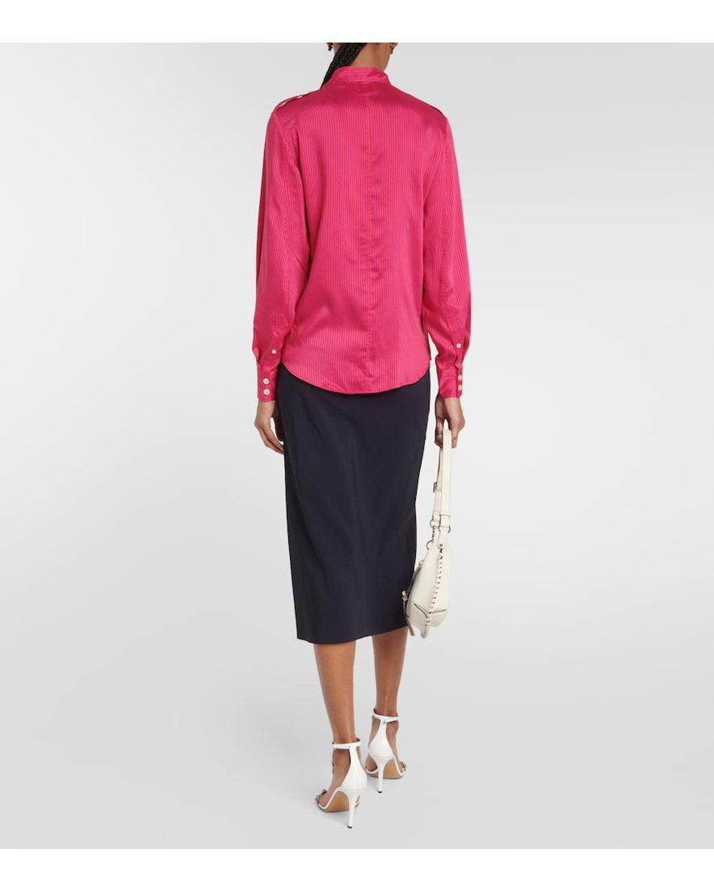 Isabel Marant Pink Ilda Striped Shirt
