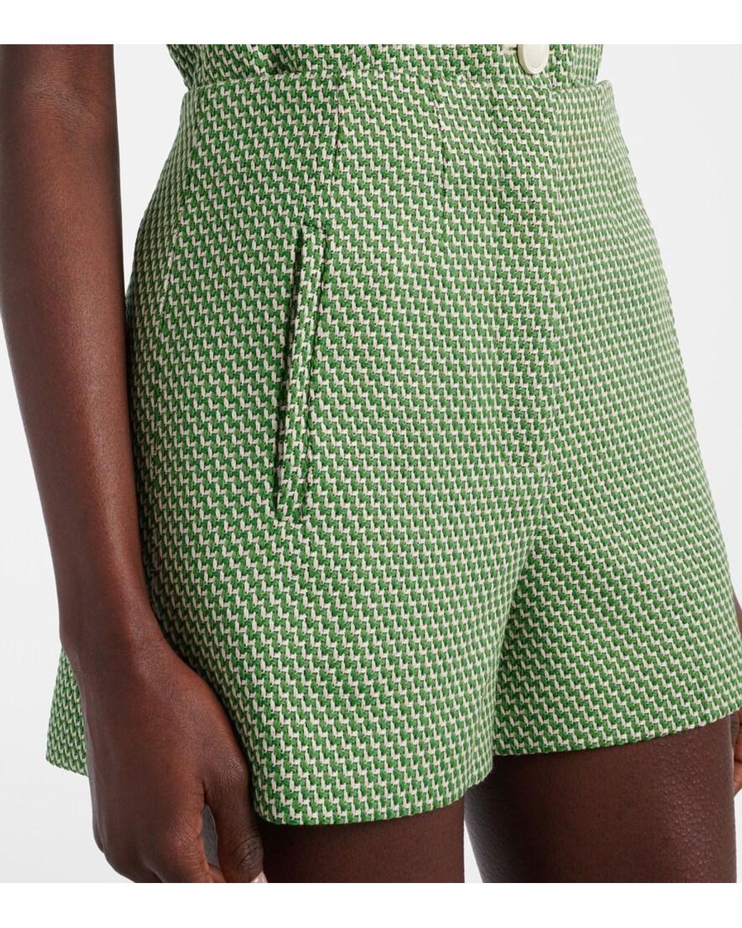 Jazmin Short En Color Verde Talla En Veronica Beard de color Green