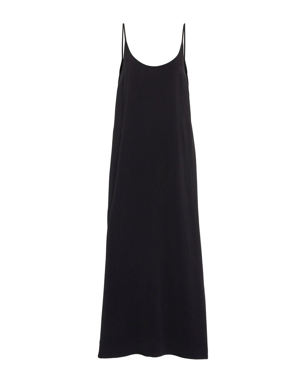 Co. Essentials Maxi Slip Dress in Black Lyst