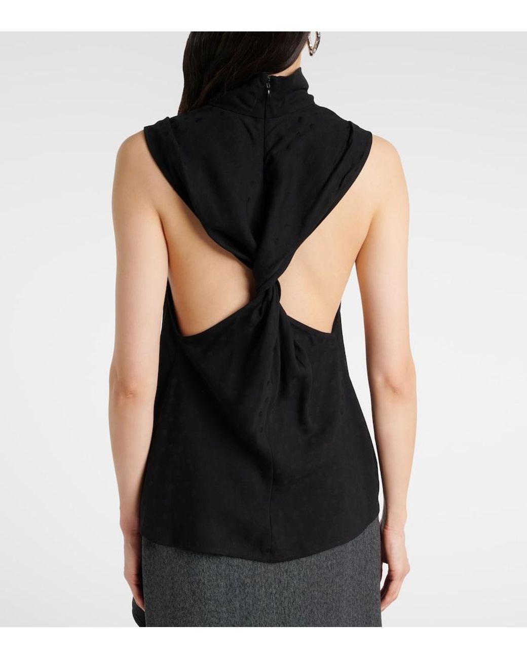 Proenza Schouler Black Taryn Top