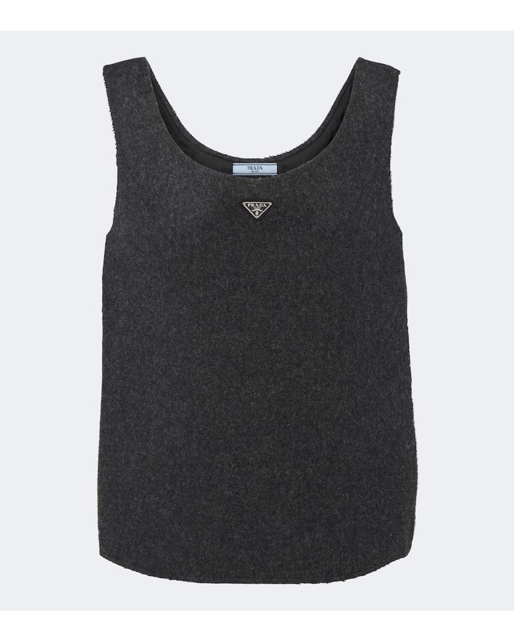 Prada Black Virgin Wool Top