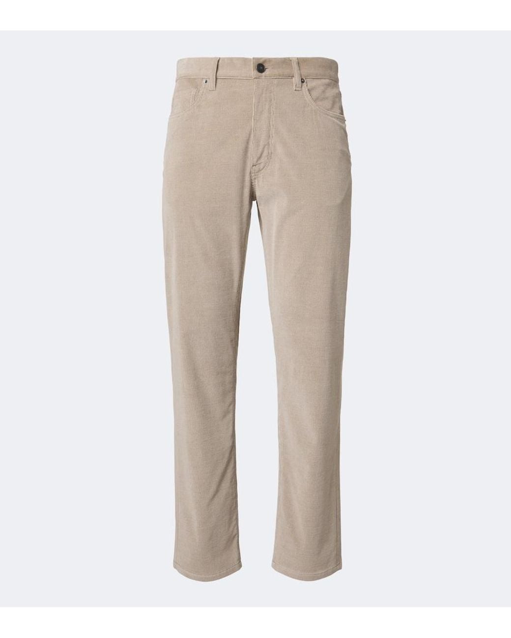 Zegna Natural Roccia Corduroy Straight Pants for men