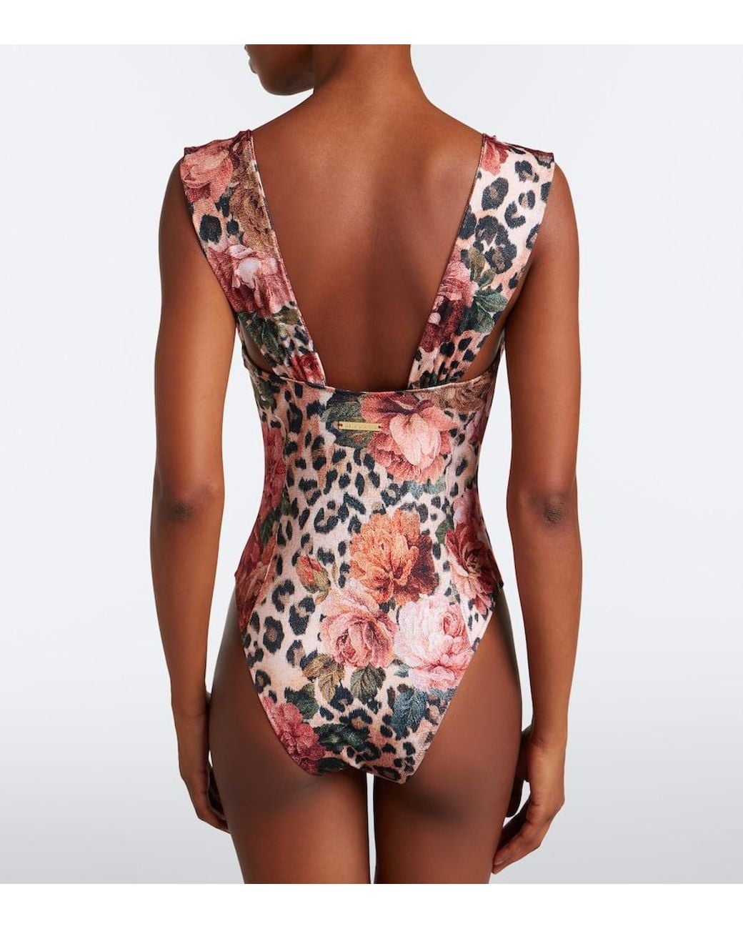 Alexandra Miro White Zella Printed Swimsuit