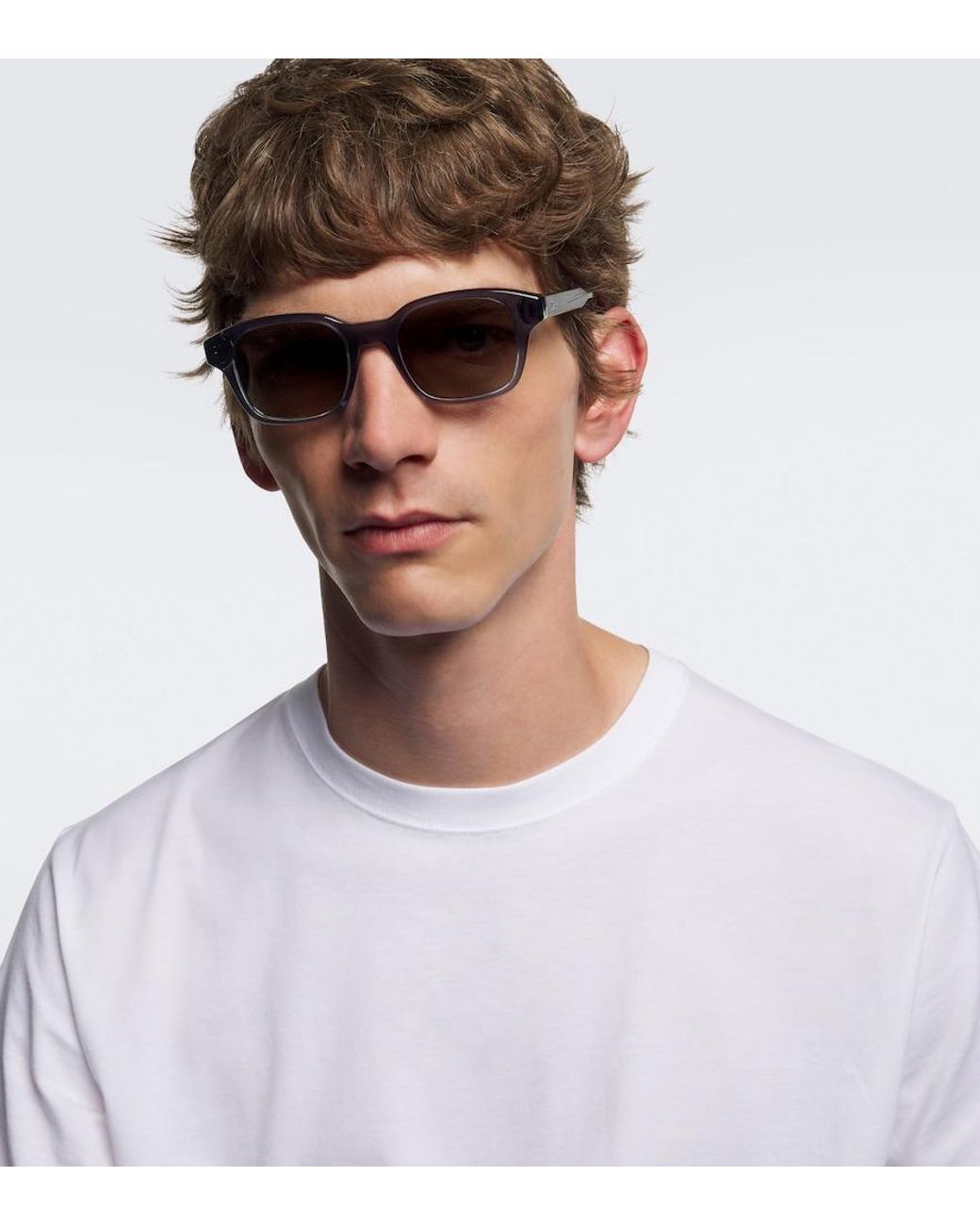 Dior Blue Dioribbon S1 Rectangular Sunglasses for men