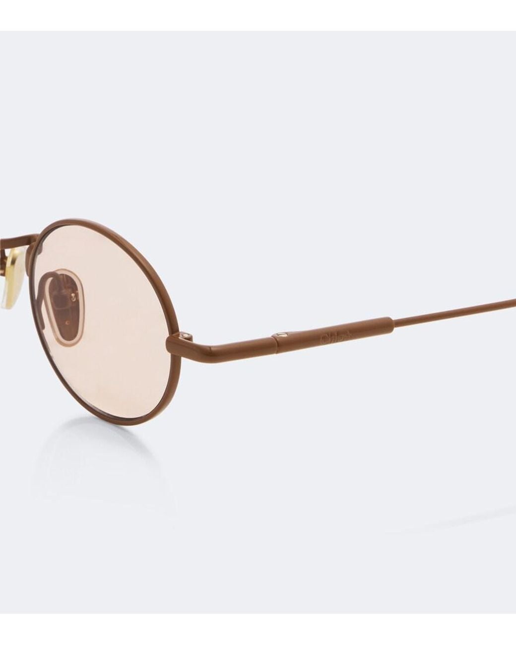 Chloé Brown Round Sunglasses