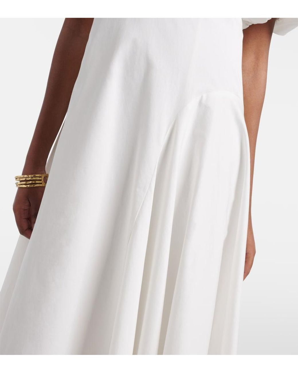 ALÉMAIS White Cotton Maxi Dress