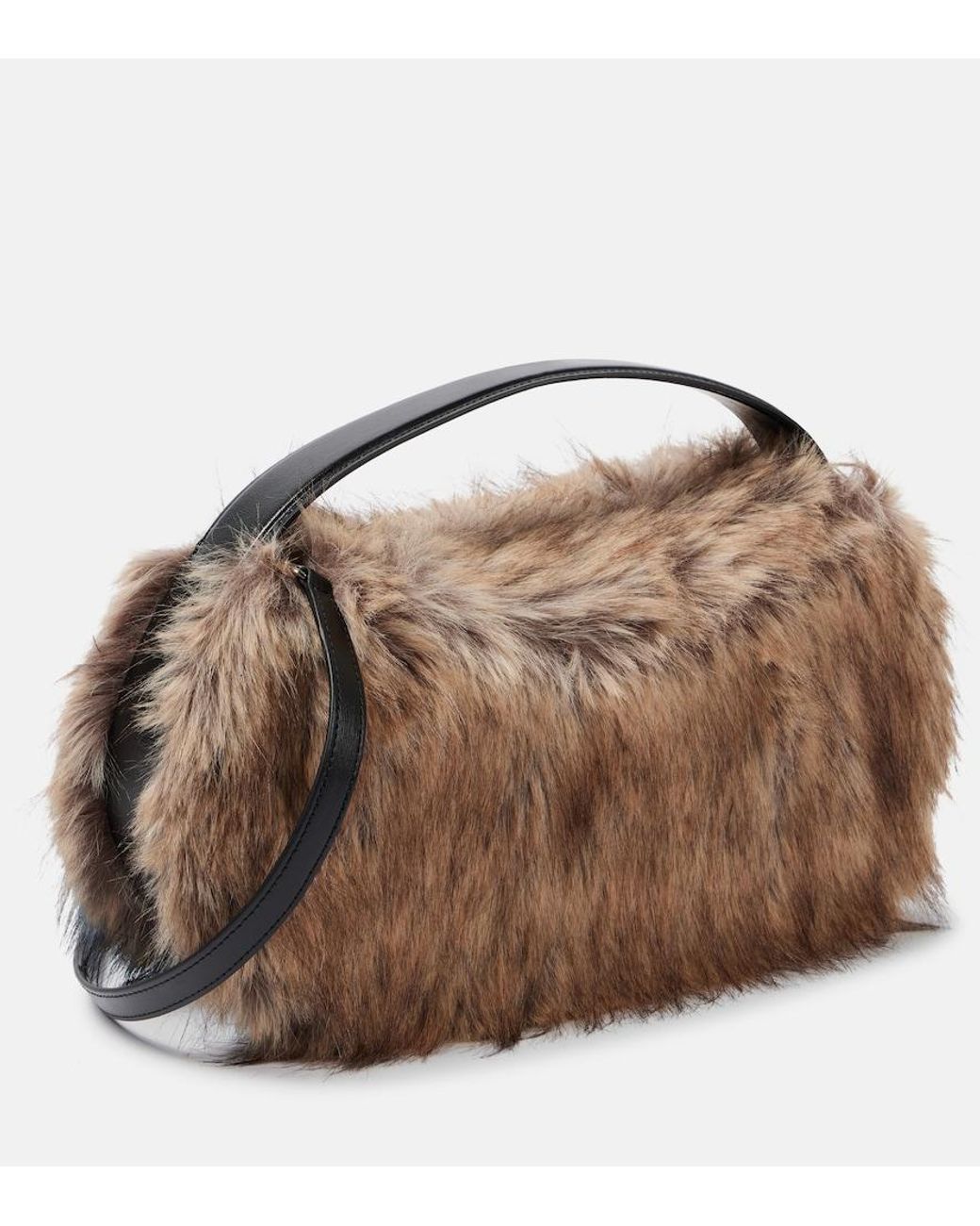 Coperni Brown Sound Swipe Leather Shoulder Bag