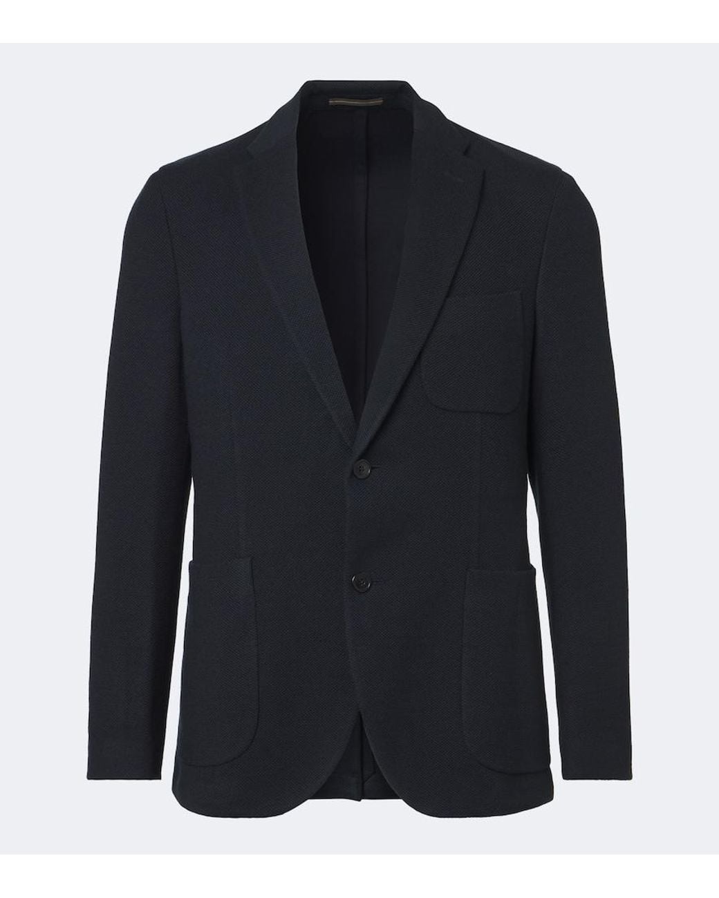 Slowear Blue Single-Breasted Wool-Blend Blazer for men