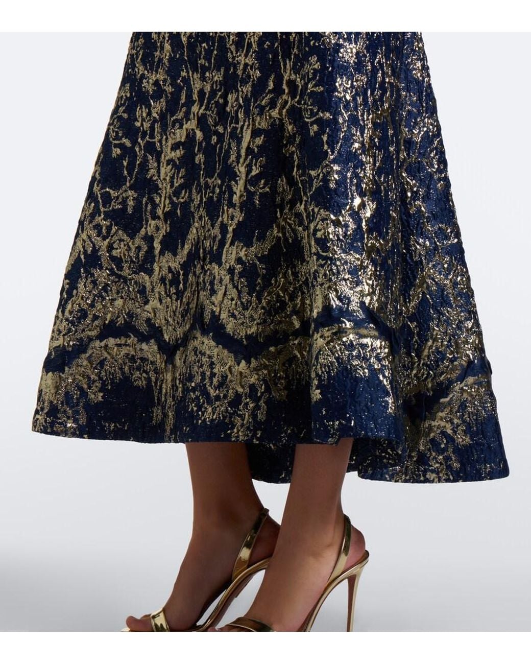 Jonathan Simkhai Blue Claravelle Belted Jacquard Cocktail Dress