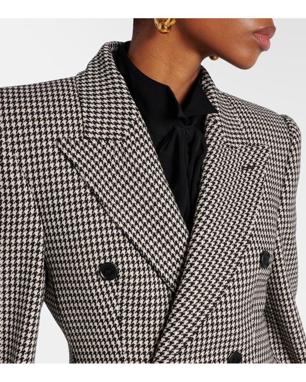 Balenciaga Gray 'Hourglass' Blazer
