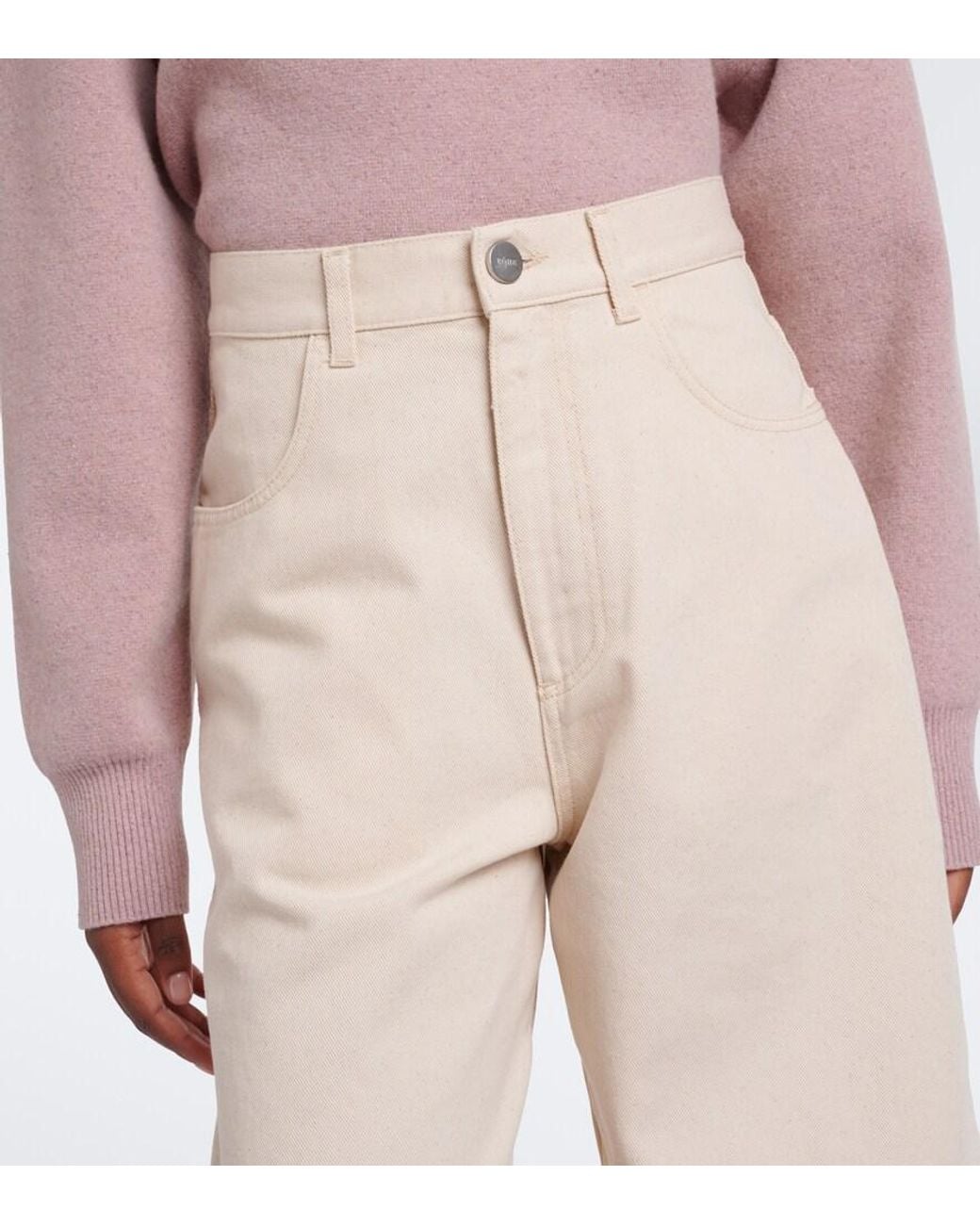 Rohe Natural Berber Barrel-Leg Jeans