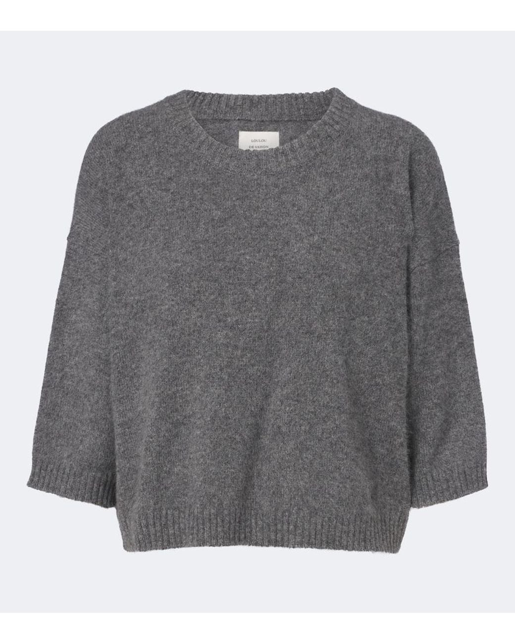 Loulou de Saison Gray Azali Wool-Blend Sweater