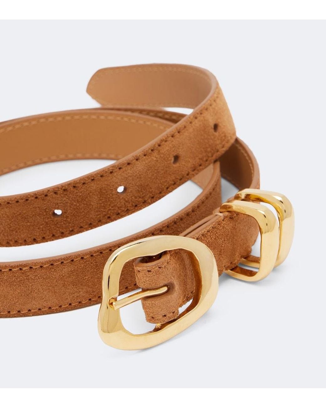 Amanu Brown Tugela Suede Belt