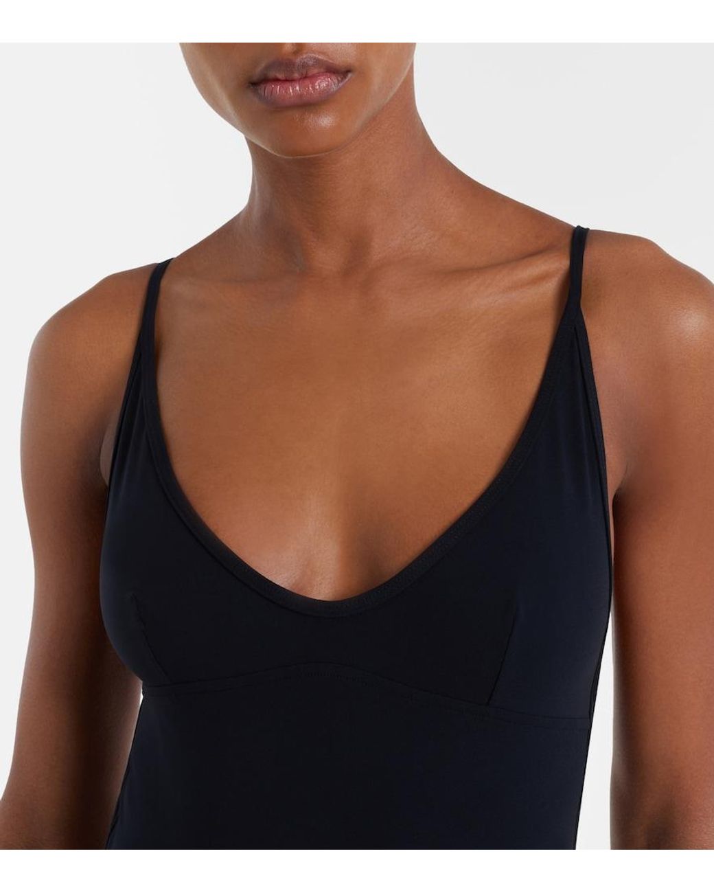 Totême Black Scoop Swimsuit