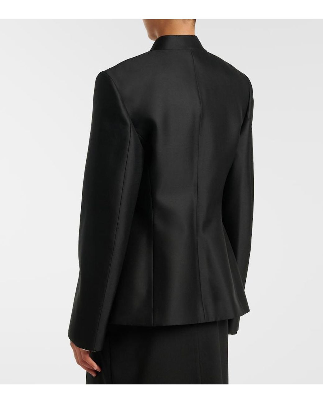 Rohe Black Wool-Blend Jacket